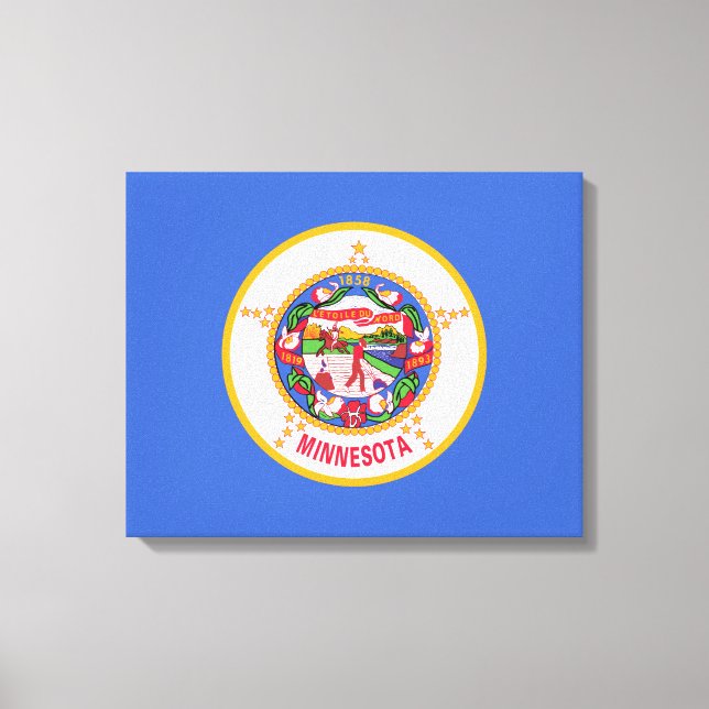 Toile Drapeau d'État du Minnesota (Recto)
