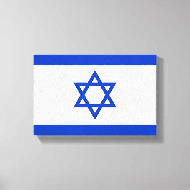 Toile Drapeau d'Israël (Recto)