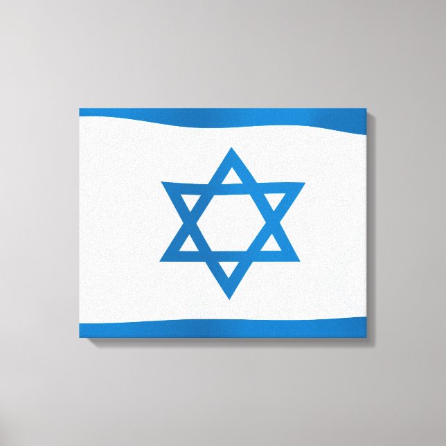 Toile Drapeau d'Israël (Recto)