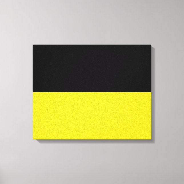 Toile Drapeau du Bade-Wurtemberg (État allemand) (Recto)