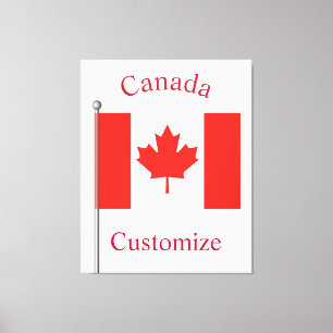 Toile Drapeau du Canada Thunder_Cove