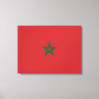 Toile Drapeau du Maroc