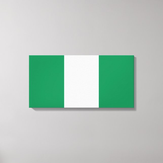 Toile Drapeau du Nigeria (Recto)