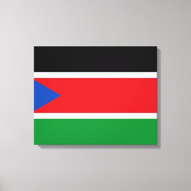 Toile Drapeau du Soudan du Sud (Afrique) (Recto)