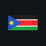 Toile Drapeau du Soudan du Sud (Afrique)<br><div class="desc">Ce dessin est orné du drapeau national du Soudan du Sud (officiellement connu sous le nom de République du Soudan du Sud), un pays enclavé d'Afrique centrale de l'est. Le Soudan du Sud borde l'Éthiopie à l'est, le Soudan au nord, la République centrafricaine à l'ouest, la République démocratique du Congo...</div>