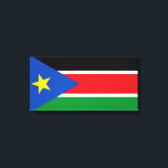 Toile Drapeau du Soudan du Sud (Afrique)<br><div class="desc">Ce dessin est orné du drapeau national du Soudan du Sud (officiellement connu sous le nom de République du Soudan du Sud), un pays enclavé d'Afrique centrale de l'est. Le Soudan du Sud borde l'Éthiopie à l'est, le Soudan au nord, la République centrafricaine à l'ouest, la République démocratique du Congo...</div>