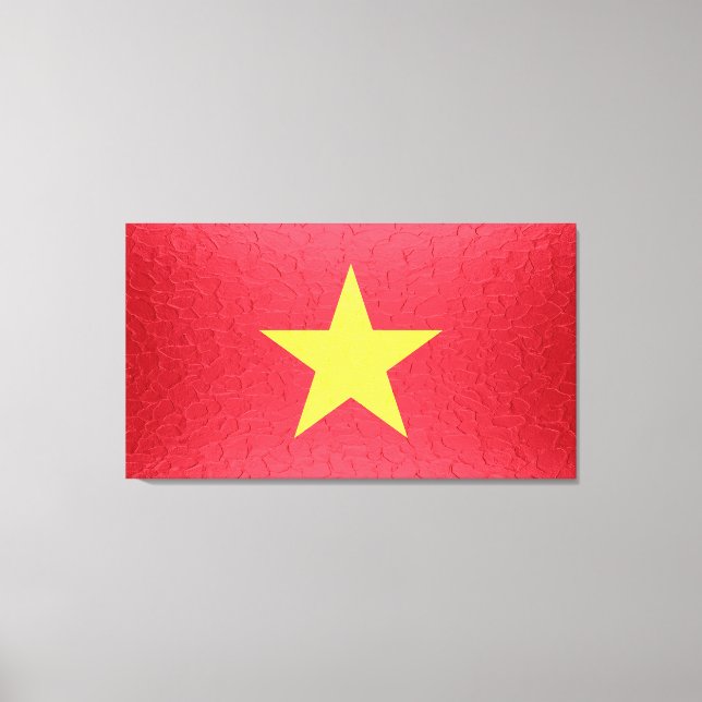 Toile Drapeau du Vietnam (Recto)