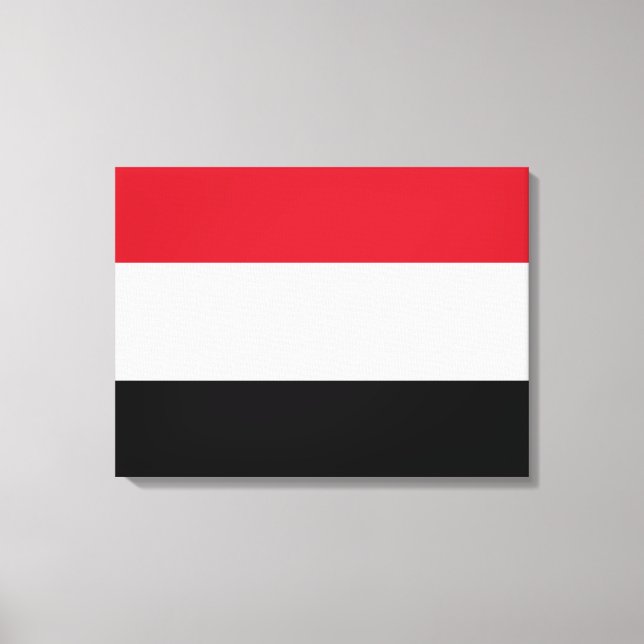 Toile Drapeau du Yémen (Recto)