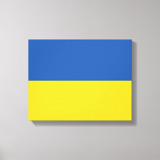 Toile Drapeau d'Ukraine (Recto)