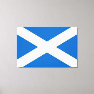 Toile Drapeau écossais (Saltire) (Drapeau écossais)