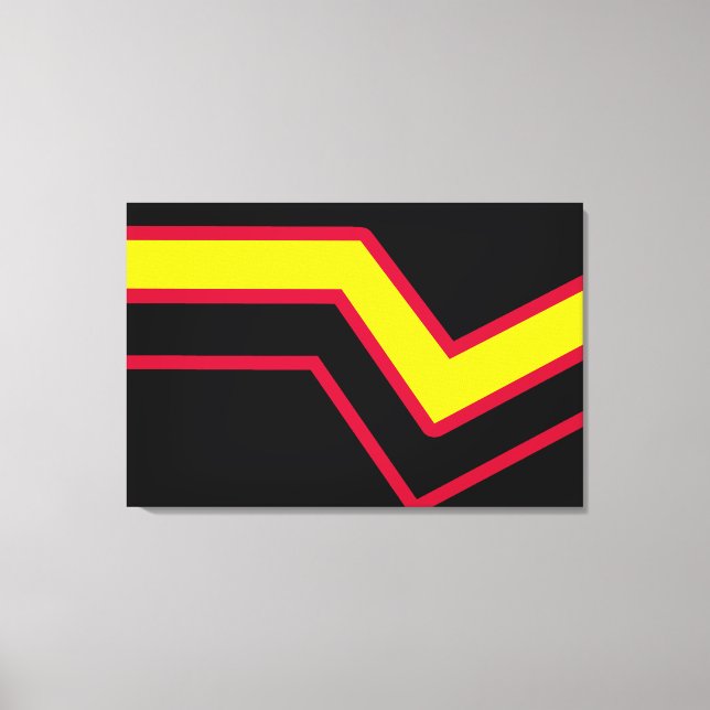 Toile Drapeau en caoutchouc / Fierté en latex (Recto)
