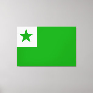 Toile Drapeau Esperanto