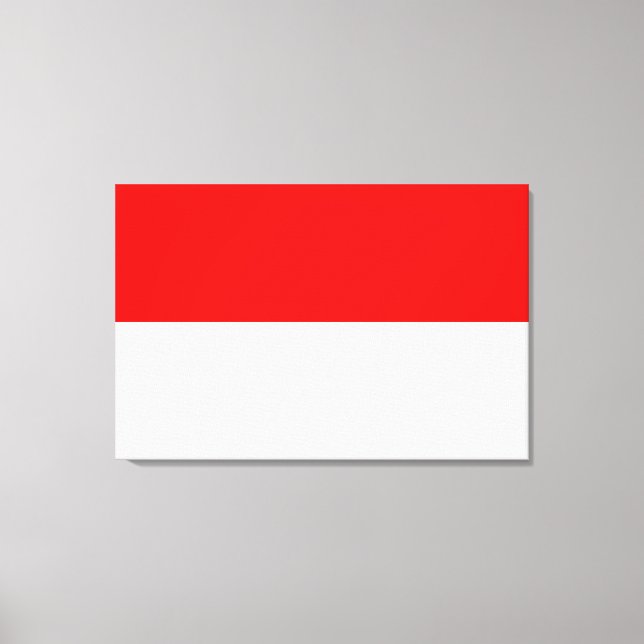 Toile Drapeau indonésien (Indonésie) (Recto)