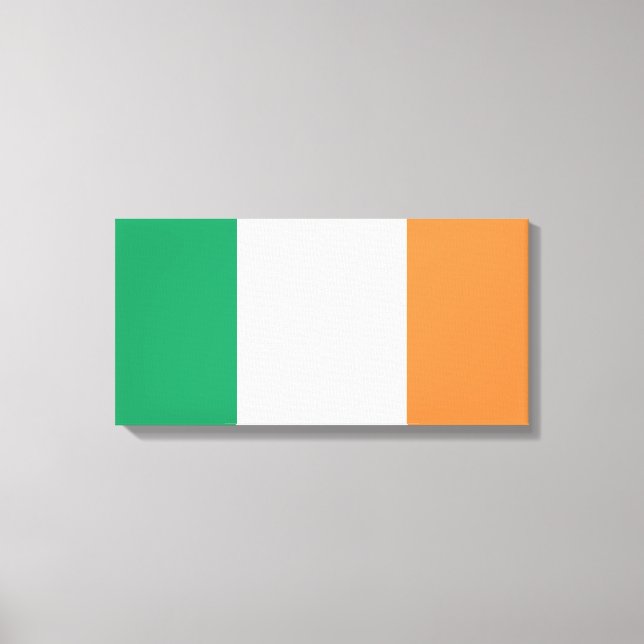 Toile Drapeau irlandais (République d'Irlande) (ROI) (Ei (Recto)