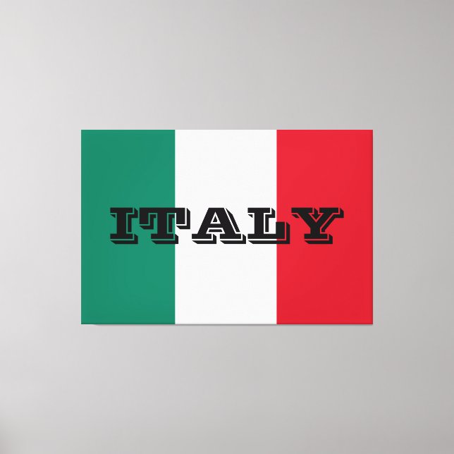 Toile Drapeau italien Italia Il Tricolore (Recto)