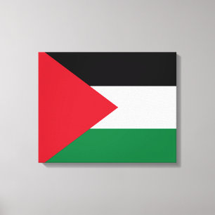 Toile Drapeau palestinien (Palestine)