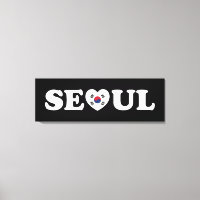 Drapeau Seoul Love Heart Taegeukgi