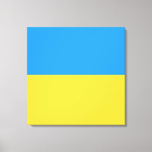 Toile Drapeau ukrainien (Recto)