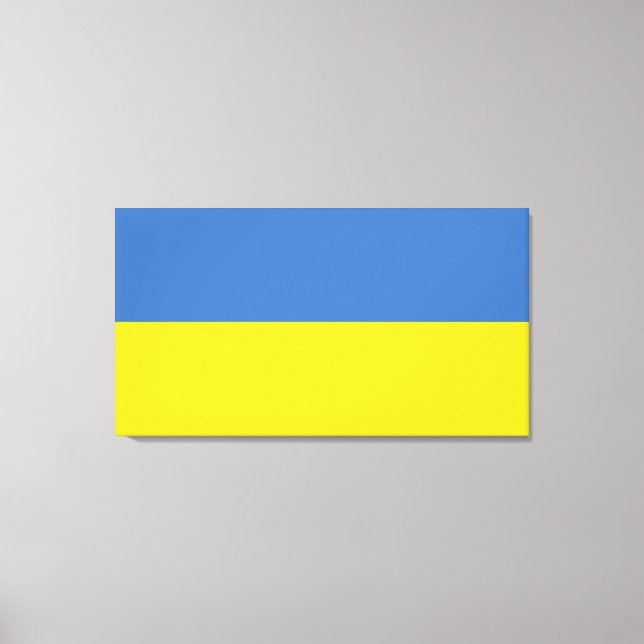 Toile Drapeau ukrainien Slava Ukraini С л а в а р У к  d (Recto)