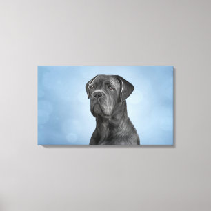 Toile Drawing dog Cane Corso