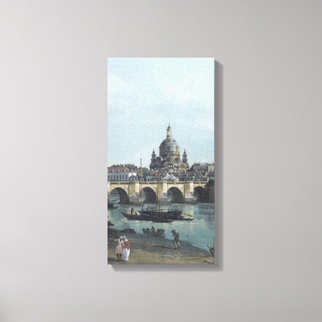 Toile Dresden Elbufer Vedute - Canaletto - Bellotto (Recto)