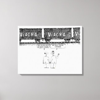 Toile Drôle Canvas "VIAGRA" Imprimer