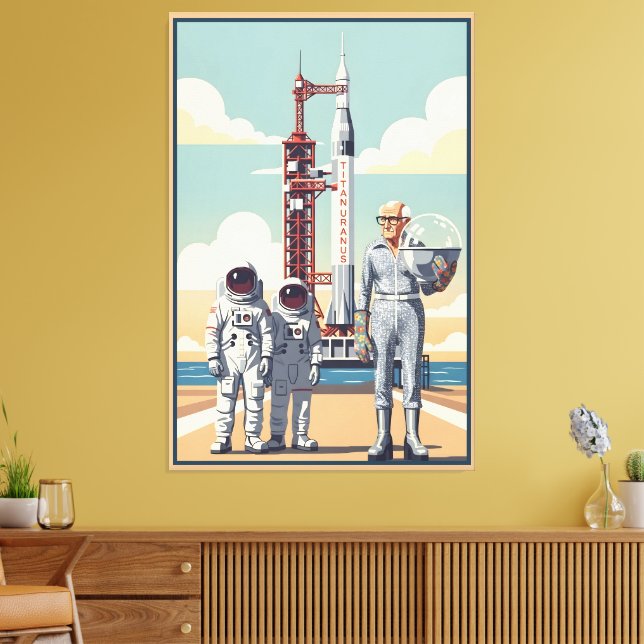 Toile Drôle de Grand-Père (Insitu(Salon))