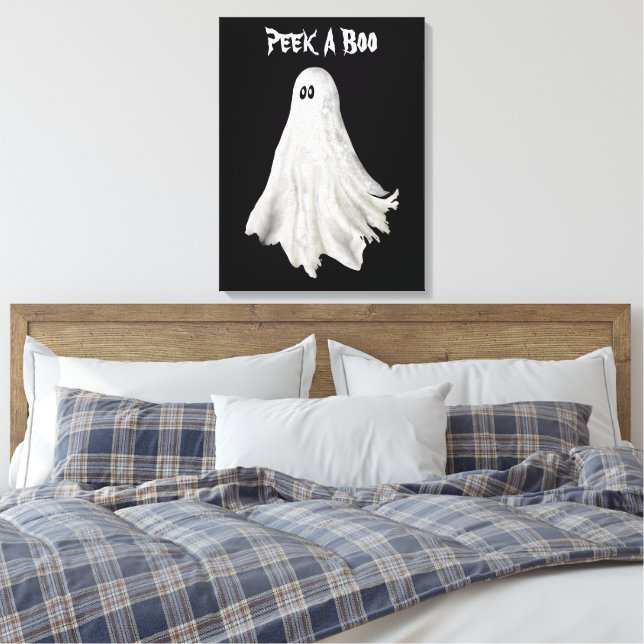 Toile Drôle Fantôme D'Halloween Dessin Passé (Insitu(Chambre))