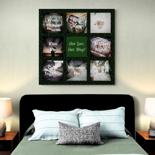 Toile Drôle Photo Cadeaux Personnalisés pour Mari Green (Funny Photo Personalized Gifts for Husband)