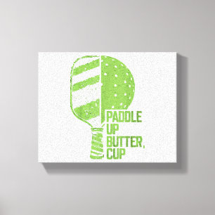 Toile Drôle Pickleball Paddle Up Butter Cup