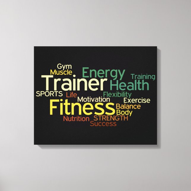 Toile du centre de remise en forme/formateur perso (Recto)