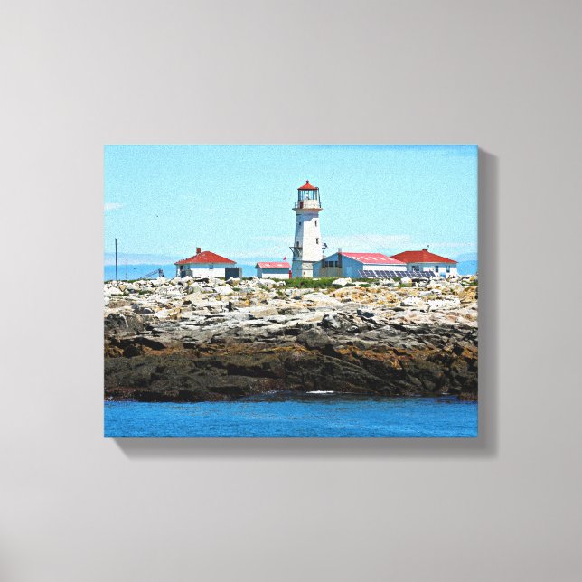 Toile du phare de Machias Seal Island (Recto)