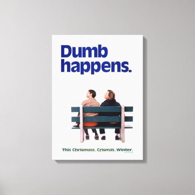 Toile Dumb and Dumber | Des imperfections (Recto)