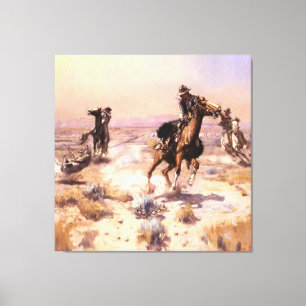 Toile “D'une seule main” l'art occidental de Charles M R