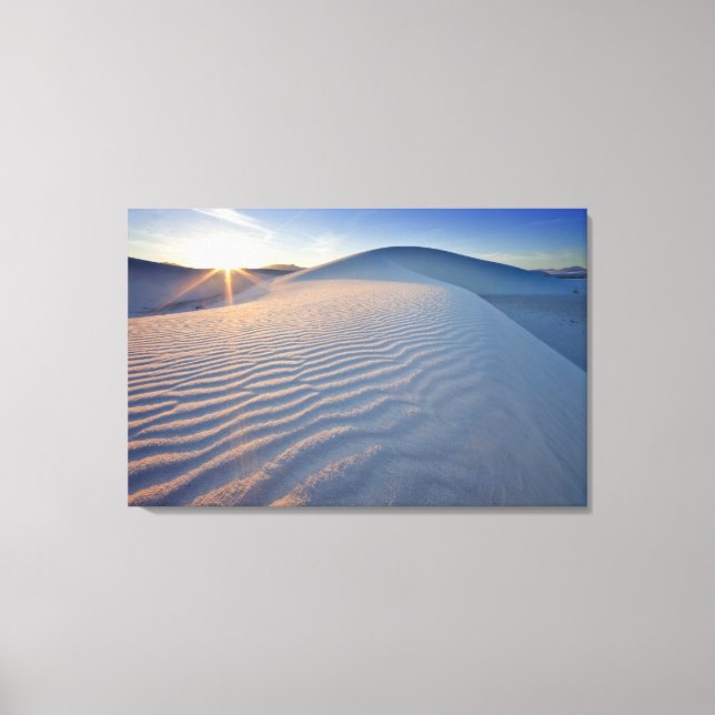 Toile Dunes de sable à White Sands National Monument en  (Recto)