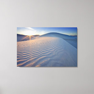Toile Dunes de sable à White Sands National Monument en
