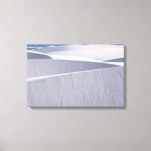 Toile Dunes de sable blanches sous le ciel bleu 2