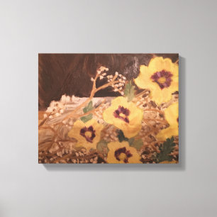 Toile Durée de vie fixe, Fleurs dans un registre SARR
