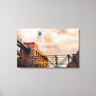 Toile Durham Caroline du Nord Photo Lucky Strike Tower