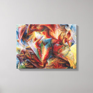 Toile Dynamisme D'Un Joueur De Football Par Umberto Bocc