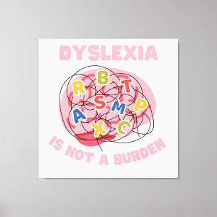 Toile dyslexie n'est pas un fardeau mondial dyslexie con