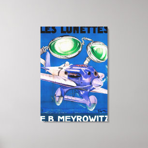 Toile E.B. Publicité de lunettes de vol de Meyrowitz