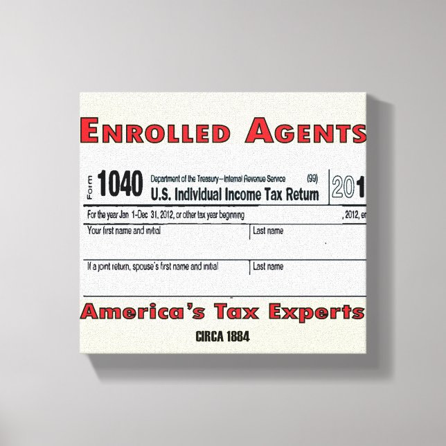 Toile EA America's Tax Expert Office Canvas (Recto)