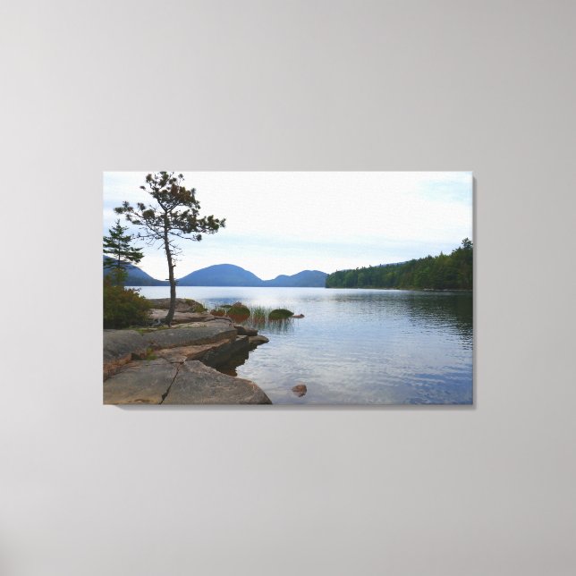 Toile Eagle Lake à Acadia National Park (Recto)