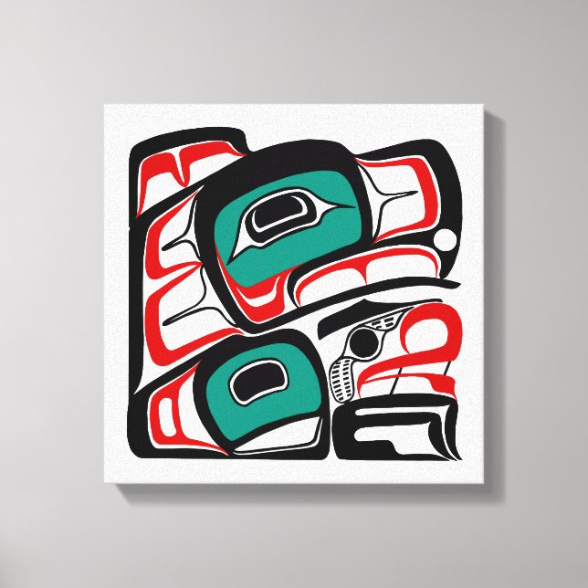 Toile Eagle - Pacifique Côte du Nord-Ouest Conception du (Recto)