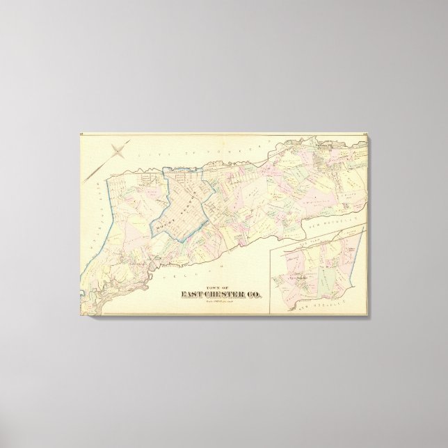 Toile East Chester, New York (Recto)