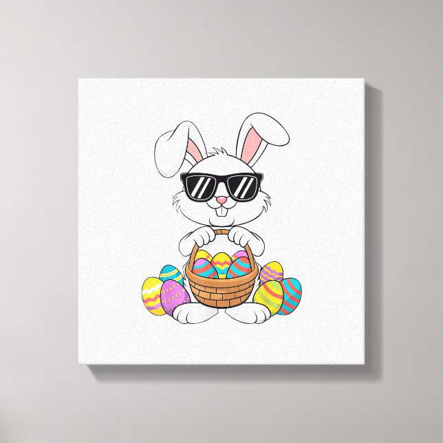 Toile Easter Boys Girls Kids Toddler Bunny Rabbit Easter (Recto)