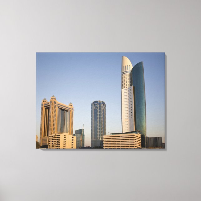 Toile EAU, Dubaï. Park Place Tower et autres (Recto)