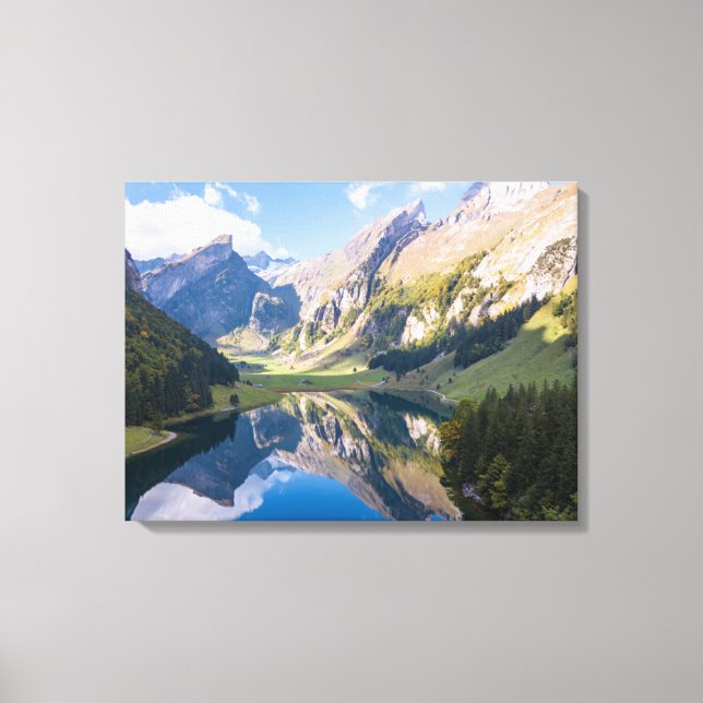 Toile Eau | Lac Alpsee Suisse (Recto)