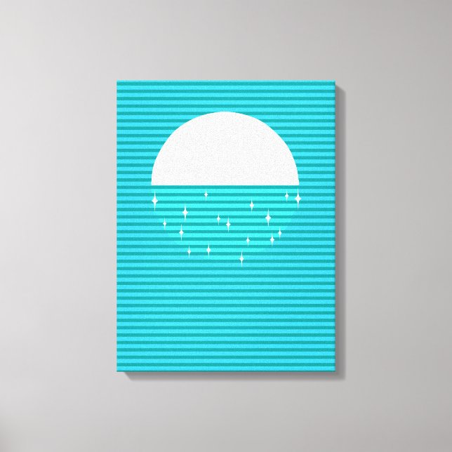 Toile EAU - Les quatre éléments (Recto)